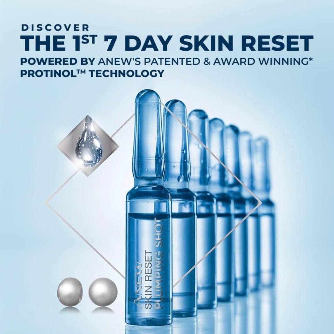سرم-کلاژن-خالص-آون-AVON-Anew-Skin-Reset-Plumping-Shots